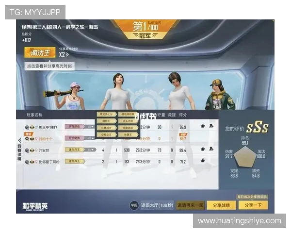 和平精英赛季节奏排名揭晓WE战队创下历史新高成绩